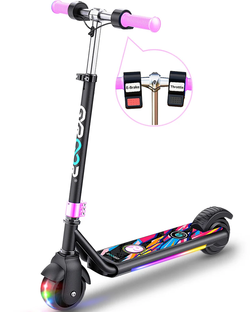 Gyroor H30 Max Kids Electric Scooter With Bluetooth Music Speaker