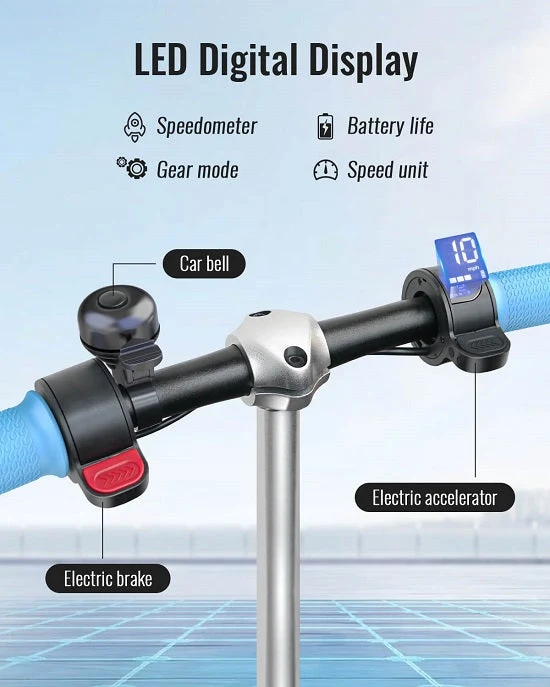 Gyroor H40 Electric Scooter for Kids with LED Display