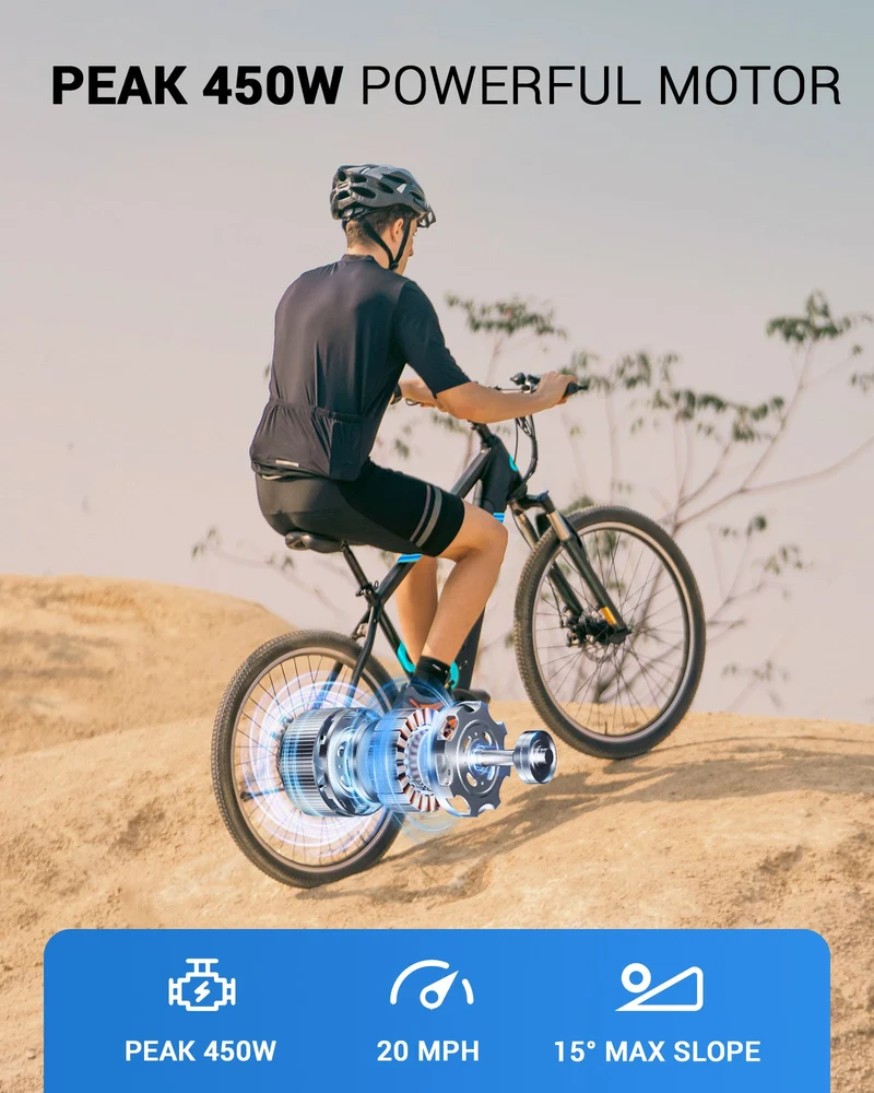 Gyroor EB262 Electric Bike with 26" Tires
