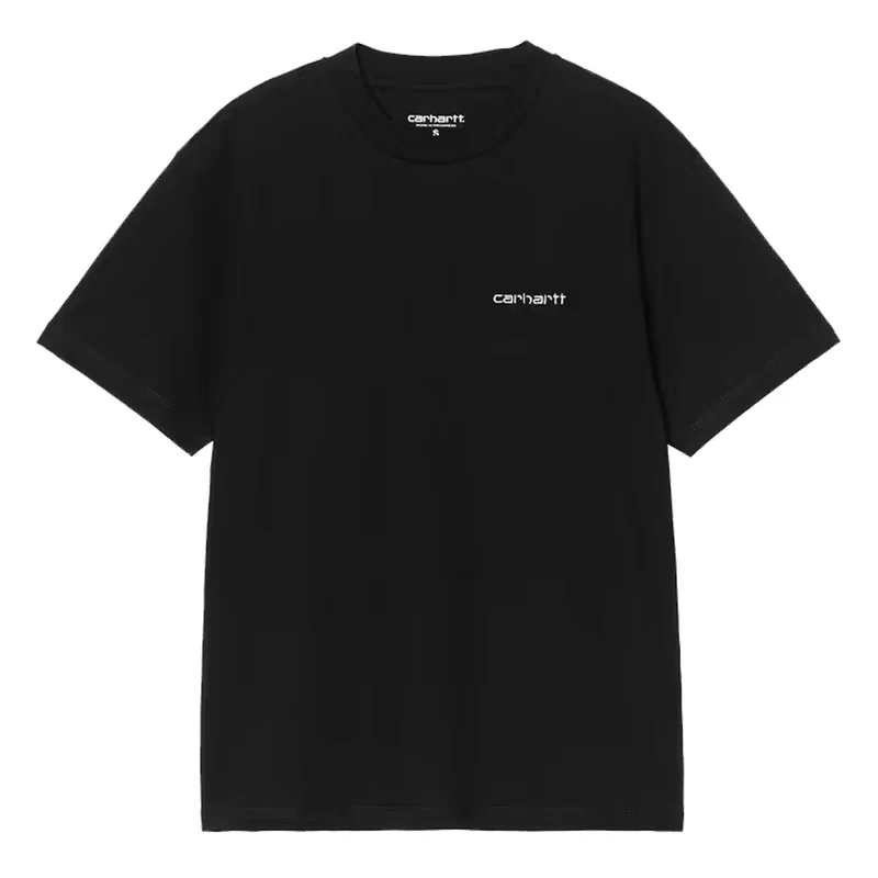 T-Shirt Script Embroidery Donna