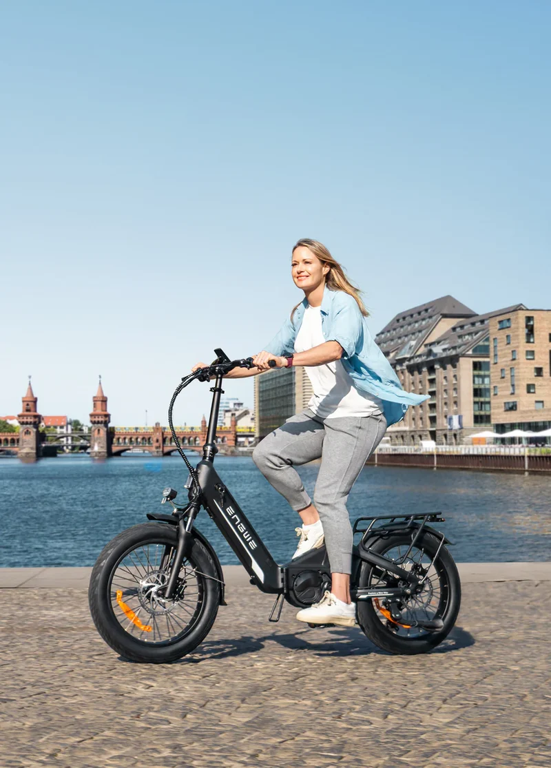 Engwe L20 3.0 Pro 250W 100Nm Mid-drive Motor Full Suspension Compact E-Bike
