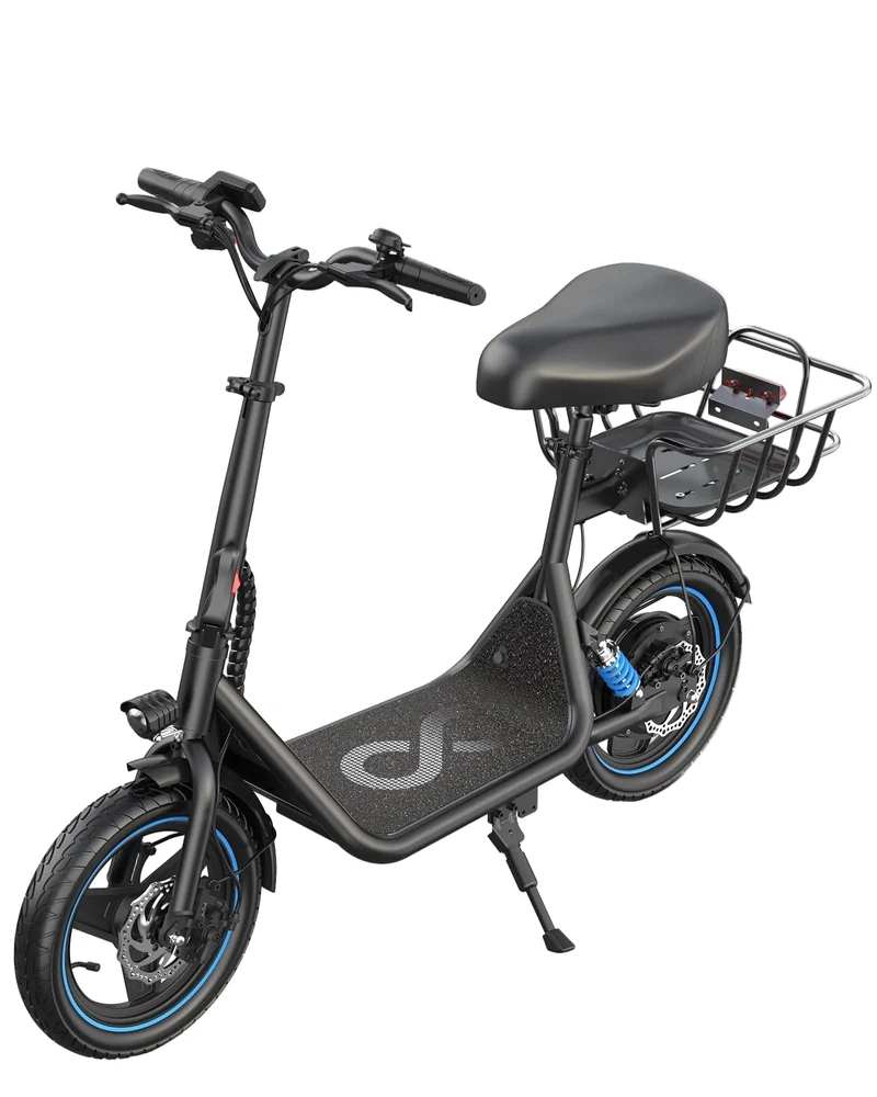 Gyroor C1 Plus 1000W Electric Scooter with Dual Baskets