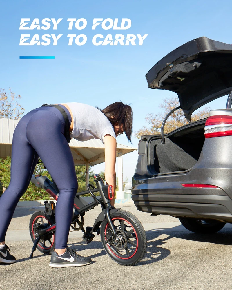 Gyroor C3 Electric Bike 700W with 14" Tires