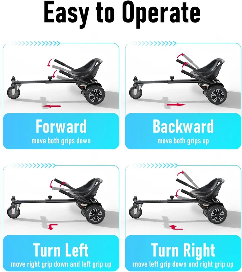 Gyroor K1 Self Balancing Scooter Seat Attachment