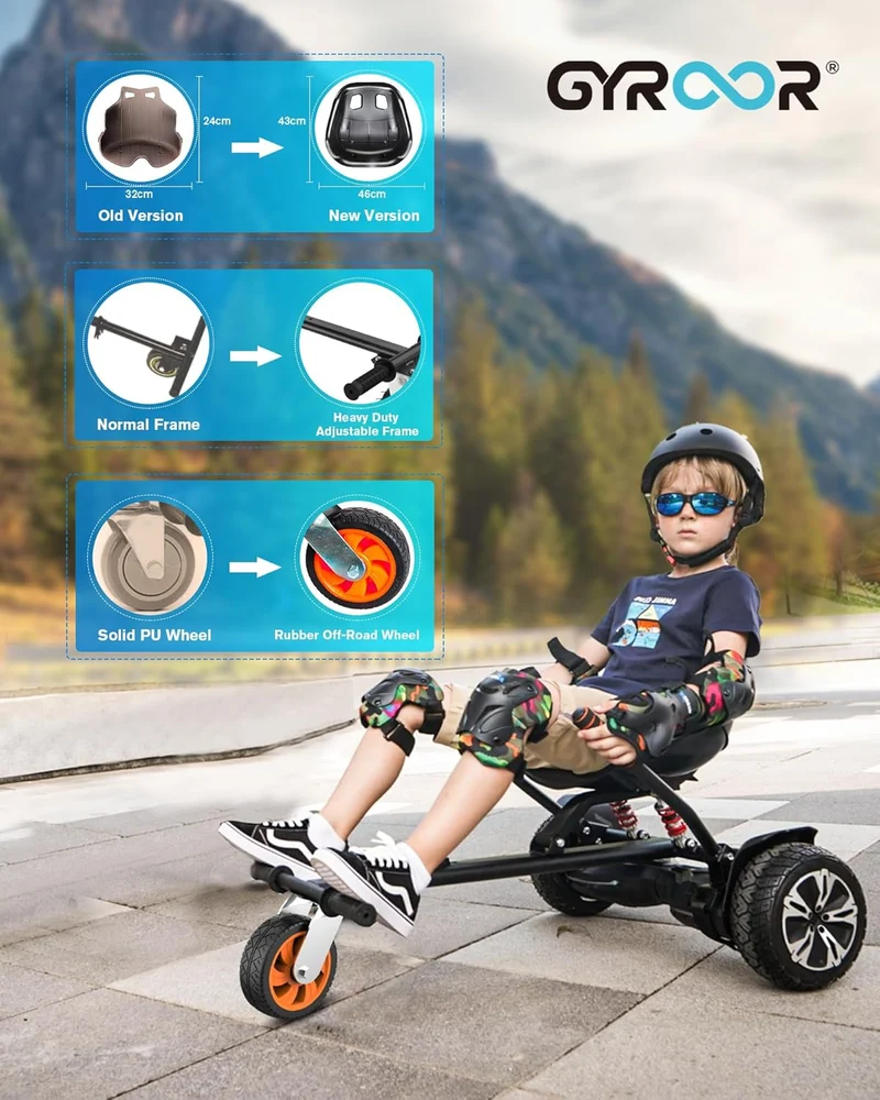 Gyroor K2 Self Balancing Scooter Seat Attachment