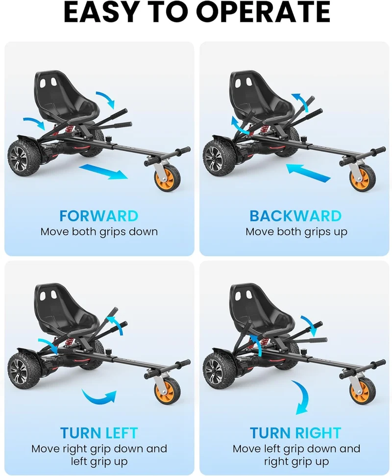 Gyroor K2 Self Balancing Scooter Seat Attachment