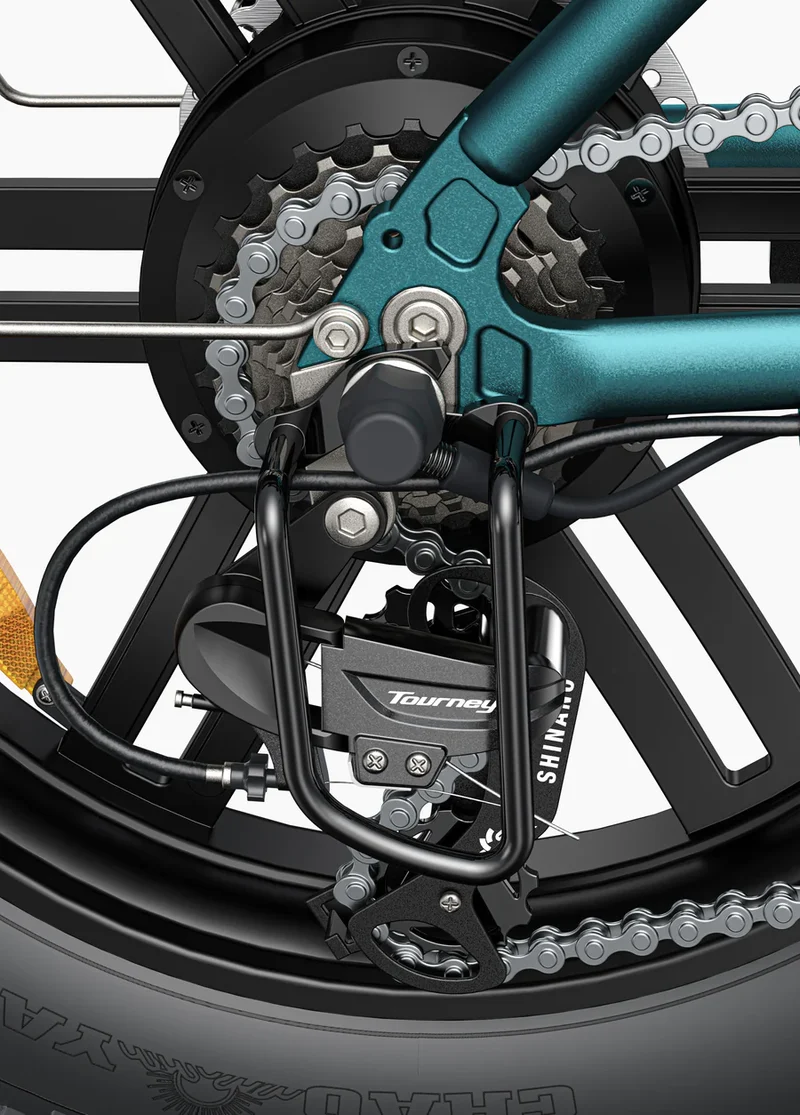 Engwe L20 Boost 250W 126KM Range Torque Sensor Electric Fat Bike with a Boost Button