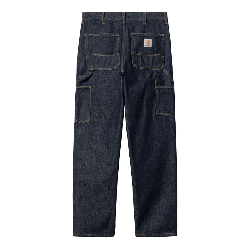 Pantaloni Double Knee In Denim