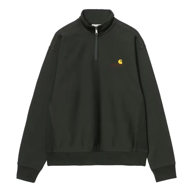 Felpa Half Zip American Script