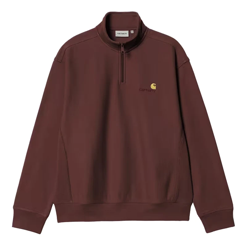 Felpa Half Zip American Script