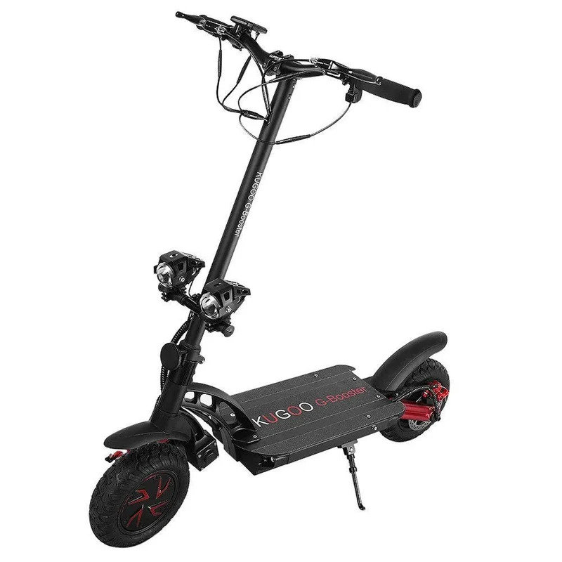 Kugoo G-Booster Electric Scooter 10" Pneumatic Tires Dual 800W Motors 3 Speed Modes