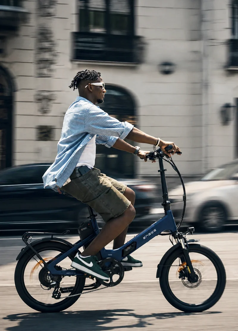 ENGWE O20 BOOST Bicicletta Elettrica Pieghevole | Motore 250W 75Nm | Sensore di coppia | Freni Idraulici | Batteria LG Removibile 48V 15Ah 720Wh 140Km | GARANZIA ITALIANA