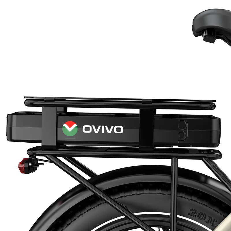 OVIVO C1 MAX | Bicicletta Elettrica Pieghevole | Versatile | Motore BAFANG 250W | 48V 13Ah+10.4Ah | Freni Idraulici | 25km/h | Autonomia 100-140Km | GARANZIA ITALIANA