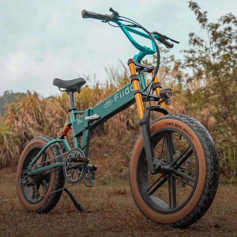M1 PRO E-Bike con pneumatici larghi