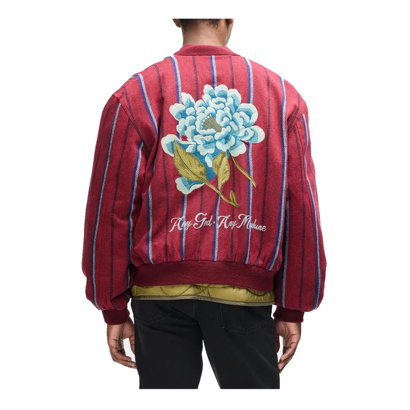 Bomber Rev Con Ricami Art On Both