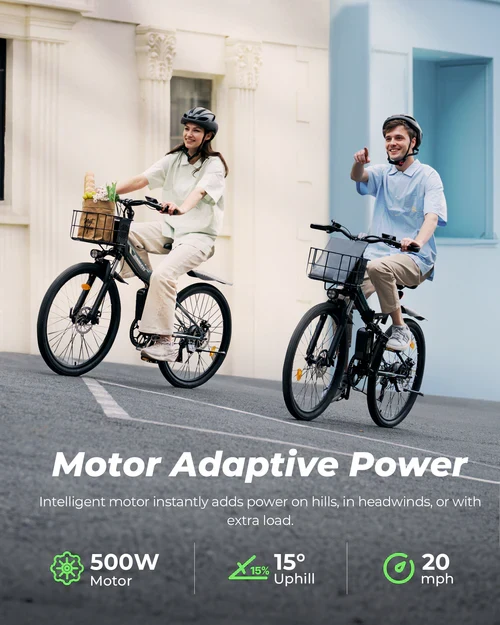 isinwheel M40 Folding Electric Bike with Basket