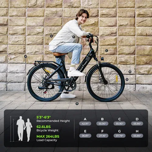 isinwheel Ucity Electric Cruiser Bike