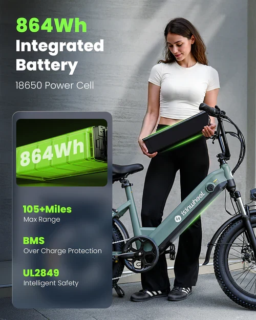 isinwheel U8 Electric Bike for Adults