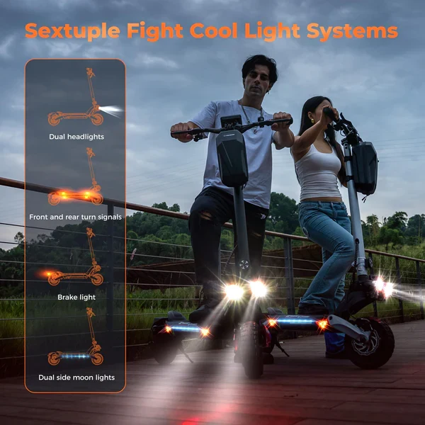 Circooter Raptor Pro 1600W Dual Motor Off-Road E-Scooter