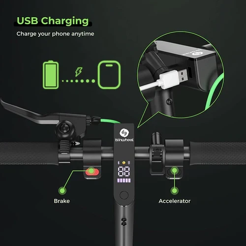 isinwheel S9 Max 500W Upgraded Electric Scooter