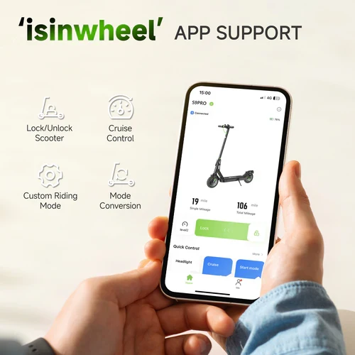 isinwheel S9Pro Pneumatic Tire Electric Scooter