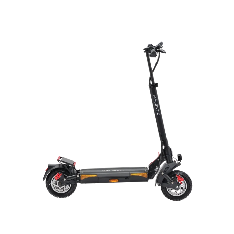 MAJESTIC LEWIS Pro II Monopattino Elettrico con Predisposizione posteriore per targa | 48V 10Ah | 500Watt | Autonomia fino a 45Km | 3 livelli di velocità: 6 Km/h – 14 Km/h – 20 Km/h | Ruote da 10''