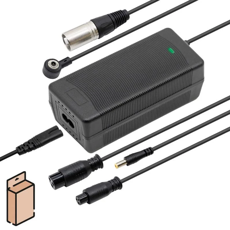 CARICATORE 42V 2A con connettori X16/XLR/GX12/MI4 Pro