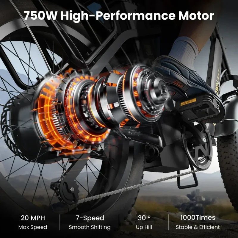 Cycrown CycFree 120KM Long Range Electric Bike