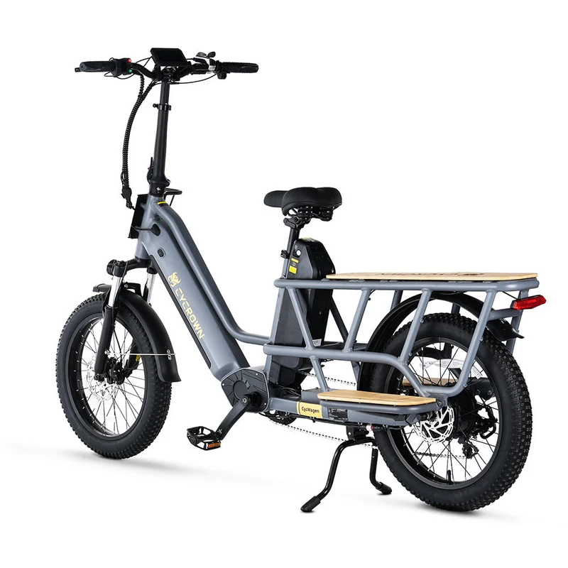 Cycrown CycWagen Dual Battery Longtail Cargo Ebike