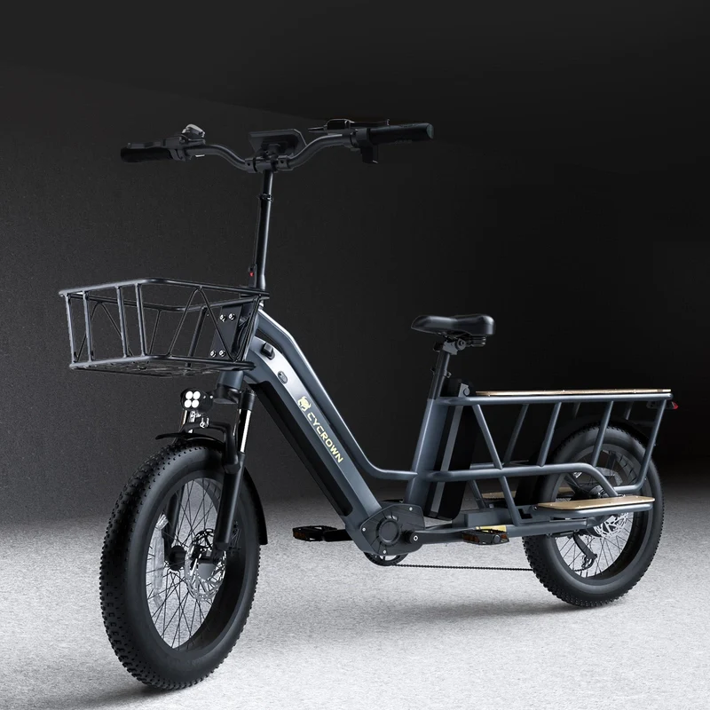 Cycrown CycWagen Dual Battery Longtail Cargo Ebike