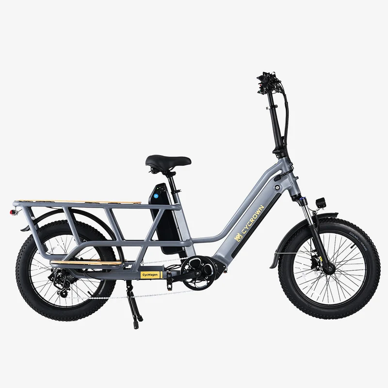 Cycrown CycWagen Dual Battery Longtail Cargo Ebike
