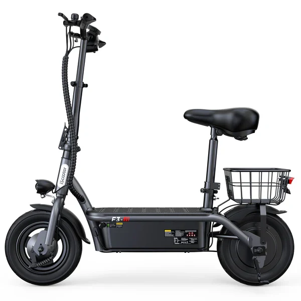 iScooter F3 1000W Motor Electric Scooter with Seat
