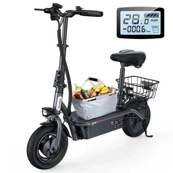 iScooter F3 1000W Motor Electric Scooter with Seat