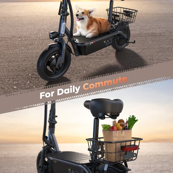 iScooter F3 1000W Motor Electric Scooter with Seat