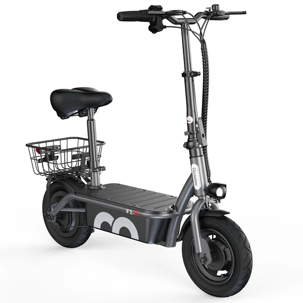 iScooter F2 Electric Scooter with Seat 10" Pneumatic Tire