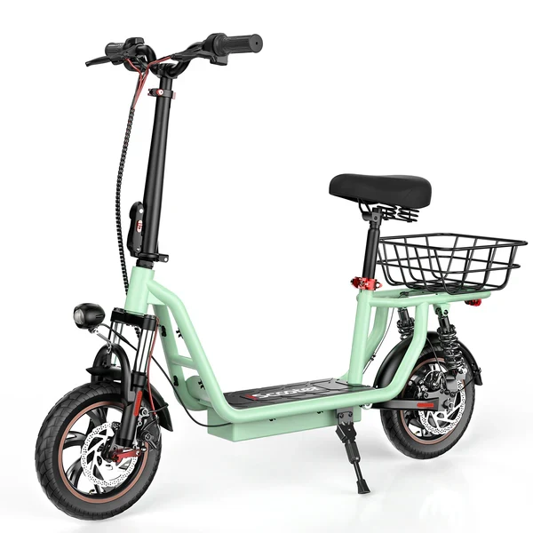 iScooter i12 500W Electric Scooter With Seat & Carry Basket