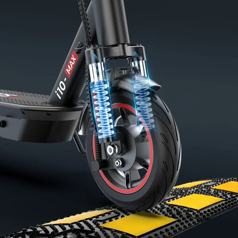 iScooter I10 Max 10" Folding Commuter Electric Scooter 750W Motor 48V 15.6Ah Battery