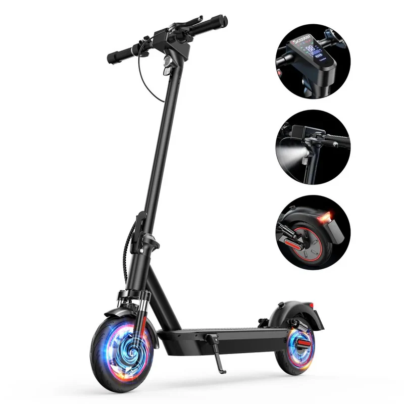 iScooter I10 Max 10" Folding Commuter Electric Scooter 750W Motor 48V 15.6Ah Battery
