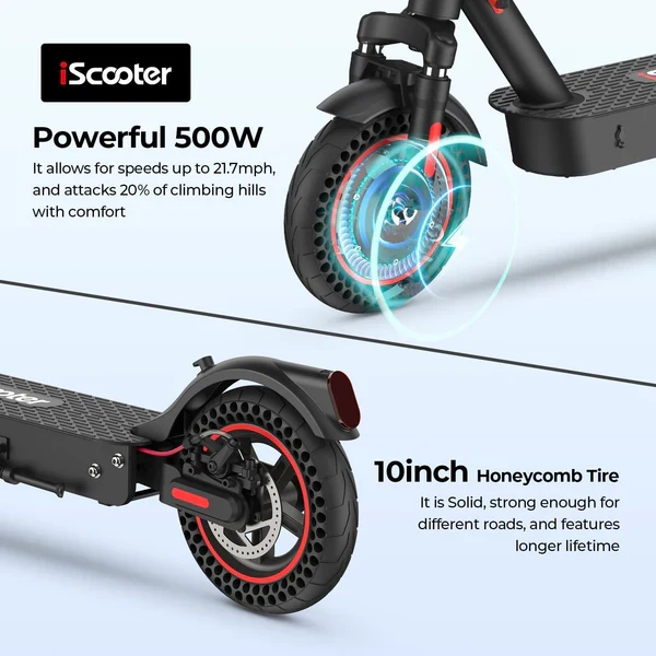 iScooter Refurbished i9Max Foldable Electric Scooter 500W - Excellent Condition