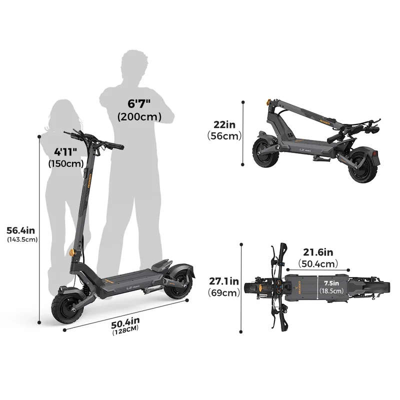Ausom L2 Max Dual Motor E-Scooter