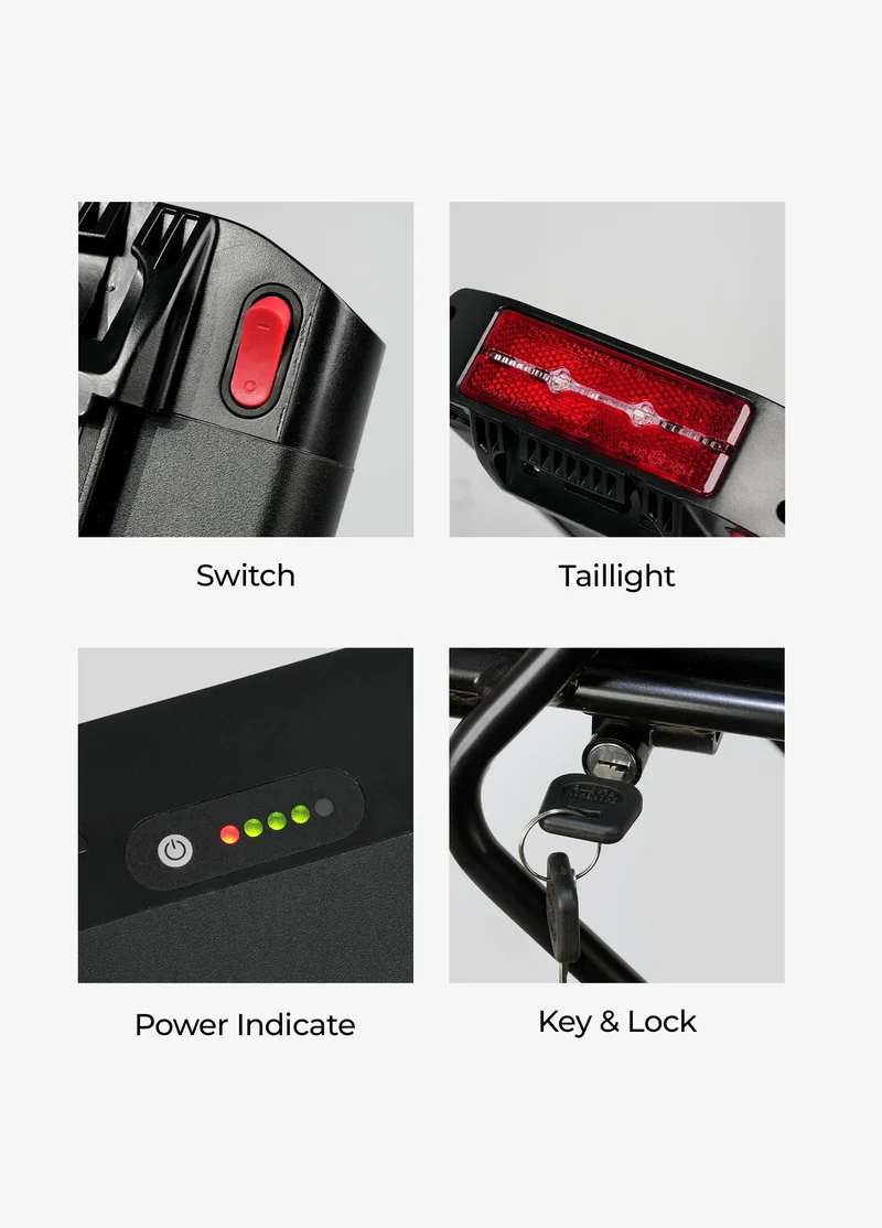 Batteria ENGWE Originale posteriore 48V13Ah +Portapacchi posteriore per EP-2 Pro