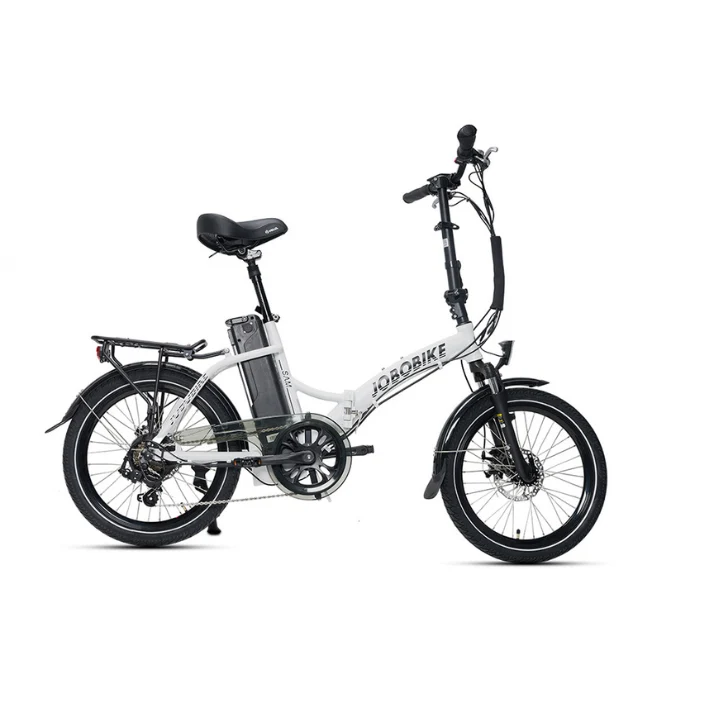 JOBOBIKE SAM City bike elettrica leggera e pieghevole 36V 13Ah | 250W brushless | Autonomia ≥50Km | CST/Kenda 20" x 2.125"