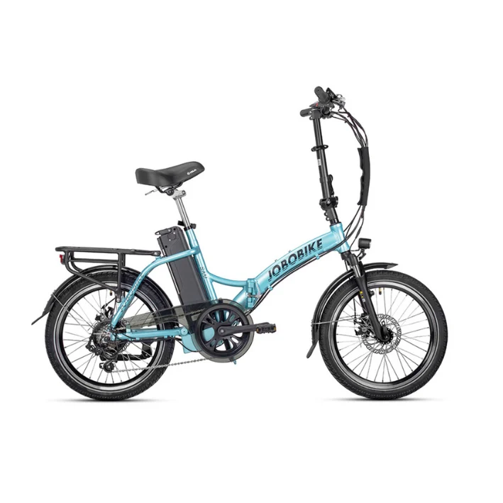 JOBOBIKE SAM City bike elettrica leggera e pieghevole 36V 13Ah | 250W brushless | Autonomia ≥50Km | CST/Kenda 20" x 2.125"