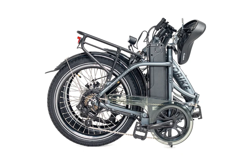 JOBOBIKE SAM City bike elettrica leggera e pieghevole 36V 13Ah | 250W brushless | Autonomia ≥50Km | CST/Kenda 20" x 2.125"