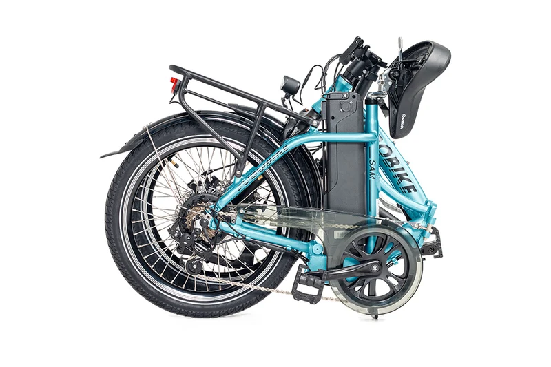 JOBOBIKE SAM City bike elettrica leggera e pieghevole 36V 13Ah | 250W brushless | Autonomia ≥50Km | CST/Kenda 20" x 2.125"