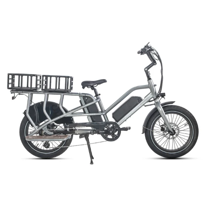 JOBOBIKE TRANSER Bici da carico elettrica per famiglia 48 V 15Ah | 250W XOFO | Autonomia ≥80Km/≥150Km | CST 20" x 3"