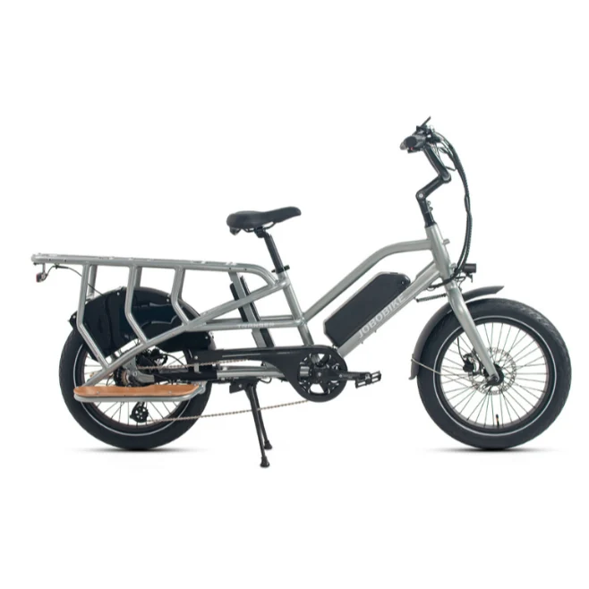 JOBOBIKE TRANSER Bici da carico elettrica per famiglia 48 V 15Ah | 250W XOFO | Autonomia ≥80Km/≥150Km | CST 20" x 3"