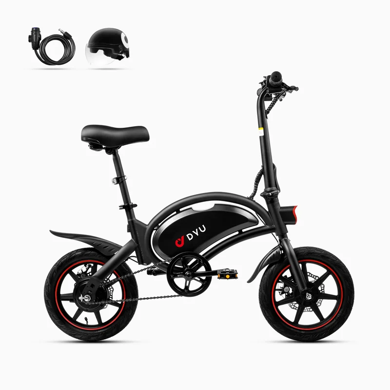 DYU E-bike pieghevole da 14 pollici 250W