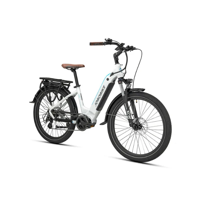JOBOBIKE LINDA Bicicletta elettrica da donna Step-thru Mid Motor City 36V 14Ah | 250W Bafang M200 mid | Autonomia ≥90Km | CST 26" x 2.35"