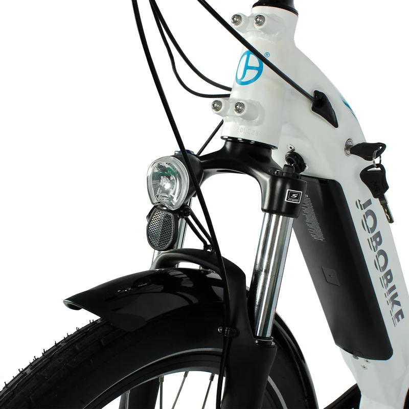 JOBOBIKE LINDA Bicicletta elettrica da donna Step-thru Mid Motor City 36V 14Ah | 250W Bafang M200 mid | Autonomia ≥90Km | CST 26" x 2.35"